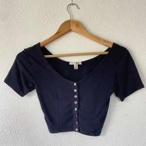 5 for $35! Amuse Society button cropped top